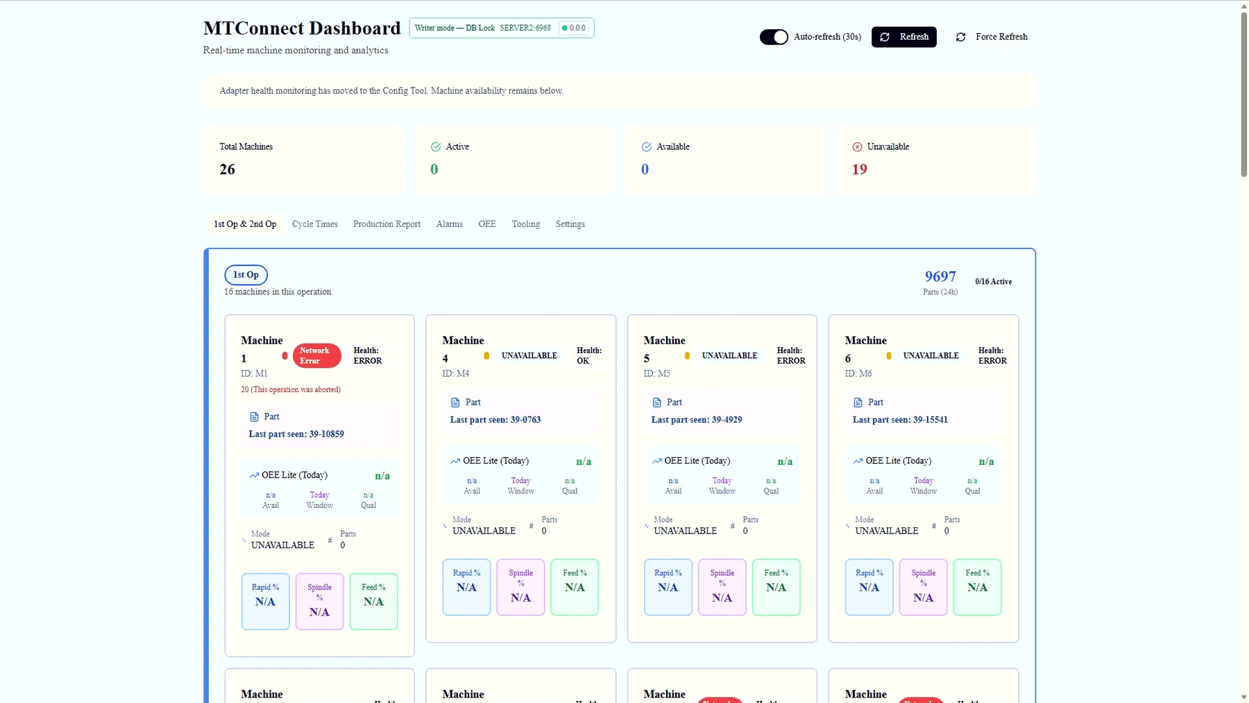 Machine Monitoring preview